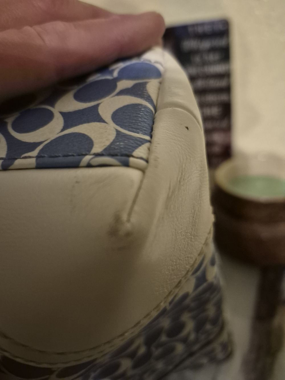 Coach Patterned Tote Bag with Coin Pouch - Picture 13 of 16